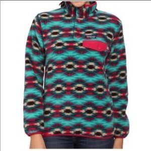 Patagonia Synchilla Aztec Print Pullover Size Medium